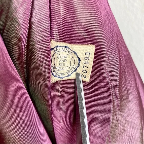 1940’s JUILLIARD Antique Wool Coat Size XS 0 2 4 - Picture 10 of 15